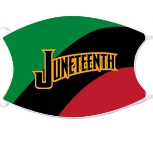 5⭐ Juneteenth Adult Filter Pocket Facemask